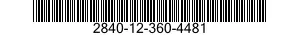 2840-12-360-4481 SEAL,AIR,AIRCRAFT GAS TURBINE ENGINE 2840123604481 123604481