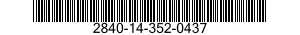 2840-14-352-0437 BLADE,COMPRESSOR,AIRCRAFT GAS TURBINE ENGINE 2840143520437 143520437