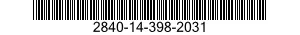 2840-14-398-2031 BLADE,COMPRESSOR,AIRCRAFT GAS TURBINE ENGINE 2840143982031 143982031