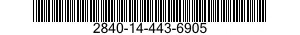 2840-14-443-6905 VANE ASSEMBLY,COMPRESSOR,AIRCRAFT GAS TURBINE ENGINE 2840144436905 144436905
