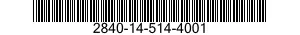 2840-14-514-4001 VANE,COMPRESSOR,AIRCRAFT GAS TURBINE ENGINE 2840145144001 145144001