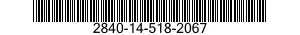 2840-14-518-2067 NOZZLE SEGMENT,TURBINE,AIRCRAFT GAS TURBINE ENGINE 2840145182067 145182067