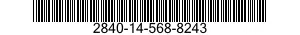 2840-14-568-8243 VANE SEGMENT,COMPRESSOR,AIRCRAFT GAS TURBINE ENGINE 2840145688243 145688243