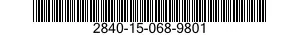 2840-15-068-9801 VANE,TURBINE NOZZLE,TURBINE ENGINE 2840150689801 150689801