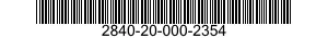 2840-20-000-2354 HOUSING,GEARBOX,TURBINE ENGINE 2840200002354 200002354