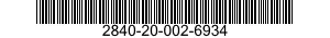 2840-20-002-6934 HOUSING,ANTIFRICTION BEARING,AIRCRAFT GAS TURBINE ENGINE 2840200026934 200026934