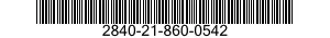 2840-21-860-0542  2840218600542 218600542
