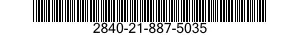 2840-21-887-5035 BLADE,TURBINE ROTOR,AIRCRAFT GAS TURBINE ENGINE 2840218875035 218875035