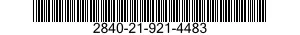 2840-21-921-4483 SHROUD SEGMENT,TURBINE,AIRCRAFT GAS TURBINE ENGINE 2840219214483 219214483
