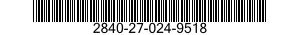 2840-27-024-9518 VANE,FAN,AIRCRAFT GAS TURBINE ENGINE 2840270249518 270249518