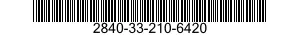 2840-33-210-6420 PLUG,TURBINE CASE,AIRCRAFT GAS TURBINE ENGINE 2840332106420 332106420