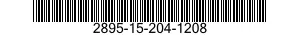 2895-15-204-1208 MOTOR,HYDRAULIC 2895152041208 152041208