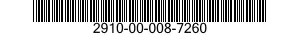 2910-00-008-7260 PARTS KIT,CARBURETOR 2910000087260 000087260