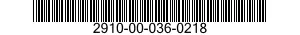 2910-00-036-0218 NOZZLE,VALVE 2910000360218 000360218