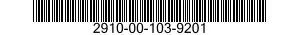 2910-00-103-9201 GASKET 2910001039201 001039201