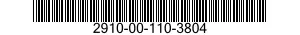 2910-00-110-3804  2910001103804 001103804
