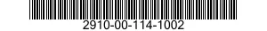 2910-00-114-1002  2910001141002 001141002