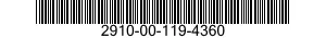 2910-00-119-4360  2910001194360 001194360