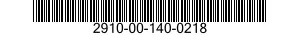 2910-00-140-0218  2910001400218 001400218