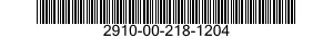 2910-00-218-1204  2910002181204 002181204