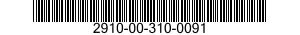 2910-00-310-0091  2910003100091 003100091