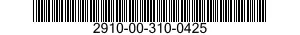 2910-00-310-0425  2910003100425 003100425