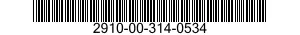 2910-00-314-0534  2910003140534 003140534