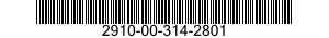 2910-00-314-2801  2910003142801 003142801