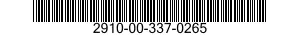 2910-00-337-0265  2910003370265 003370265