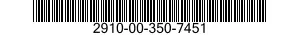2910-00-350-7451  2910003507451 003507451