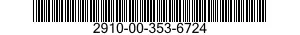 2910-00-353-6724  2910003536724 003536724