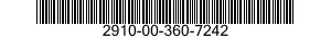 2910-00-360-7242 BLEEDER,HIGH SPEED 2910003607242 003607242