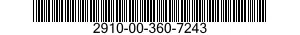 2910-00-360-7243  2910003607243 003607243