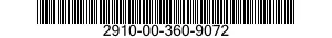 2910-00-360-9072  2910003609072 003609072