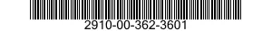 2910-00-362-3601  2910003623601 003623601
