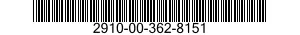 2910-00-362-8151  2910003628151 003628151