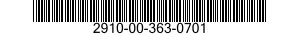 2910-00-363-0701  2910003630701 003630701