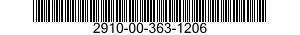 2910-00-363-1206  2910003631206 003631206