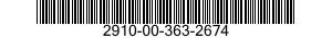 2910-00-363-2674  2910003632674 003632674