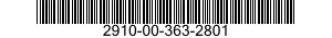 2910-00-363-2801  2910003632801 003632801