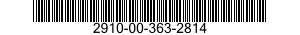 2910-00-363-2814  2910003632814 003632814