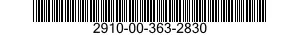 2910-00-363-2830  2910003632830 003632830