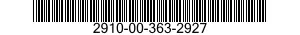 2910-00-363-2927  2910003632927 003632927