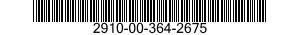 2910-00-364-2675 FILTER ELEMENT,FLUID 2910003642675 003642675