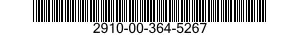 2910-00-364-5267  2910003645267 003645267