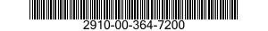 2910-00-364-7200  2910003647200 003647200