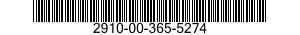 2910-00-365-5274  2910003655274 003655274