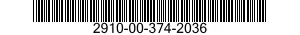 2910-00-374-2036  2910003742036 003742036