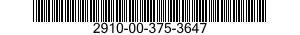 2910-00-375-3647  2910003753647 003753647