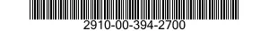 2910-00-394-2700 CARBURETOR,FLOAT 2910003942700 003942700